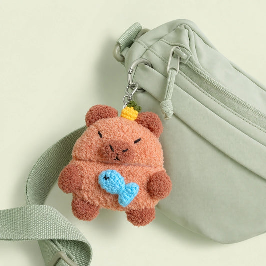 Capybara Crochet AirPods Case