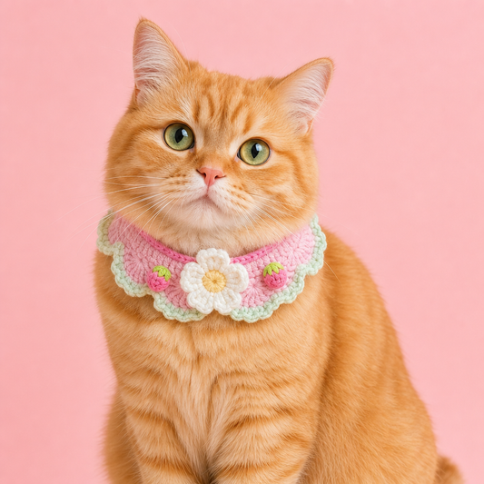 Pink Strawberry Collar