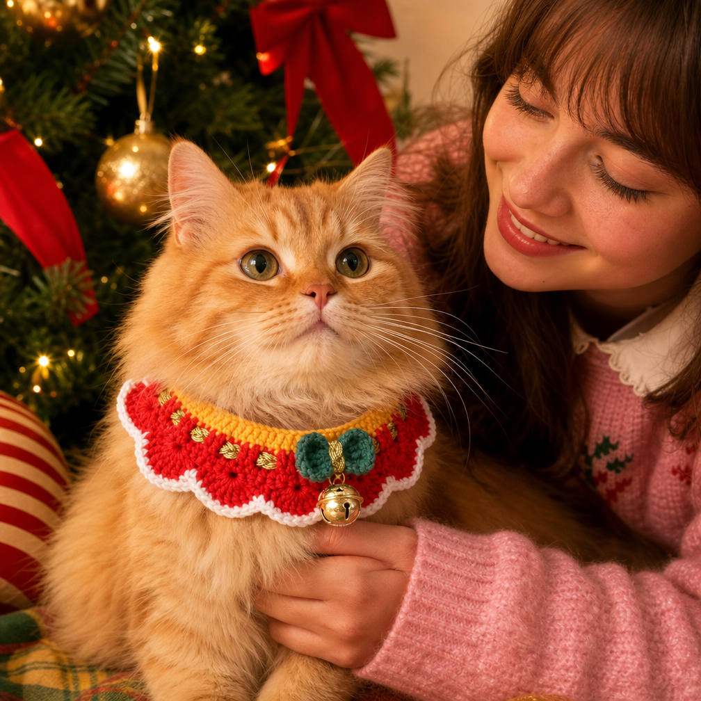 Pink Strawberry Collar
