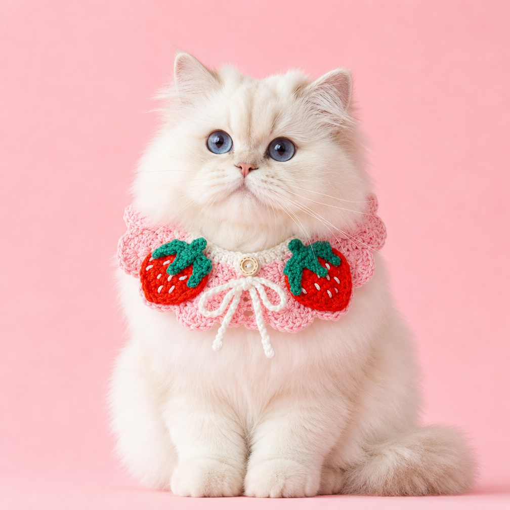 Pink Strawberry Collar
