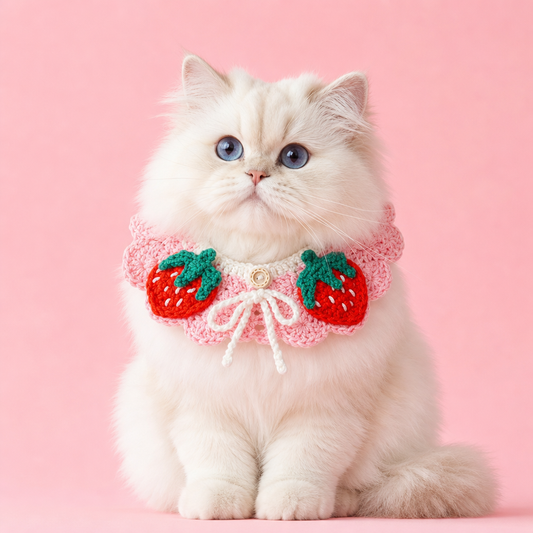 Pink Strawberry Collar