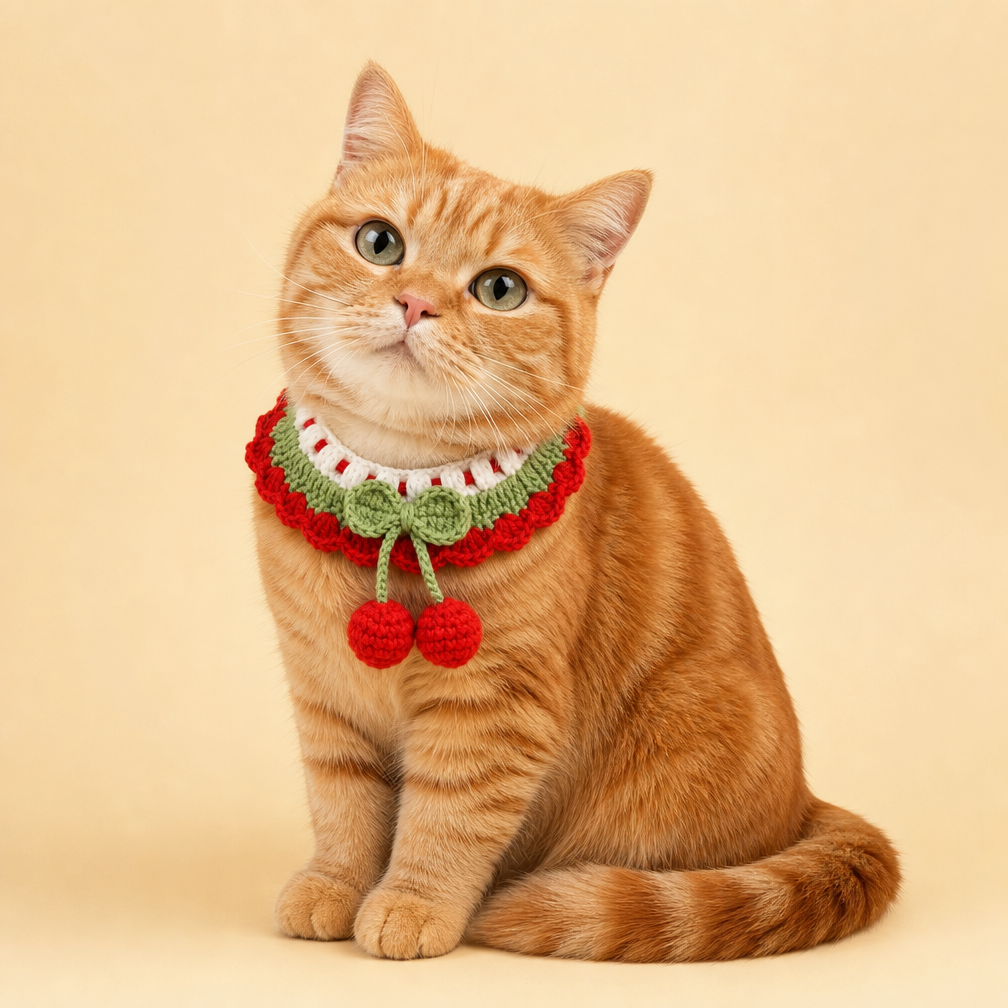 Pink Strawberry Collar