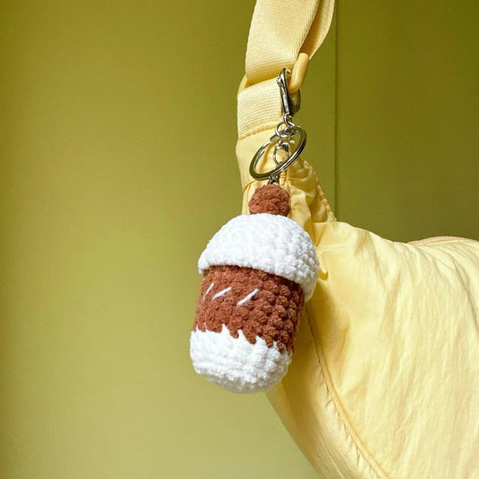 Sandwich Crochet Keychain