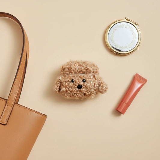 Curly Dog Crochet AirPods Case