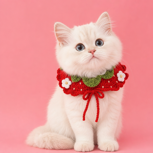 Pink Strawberry Collar