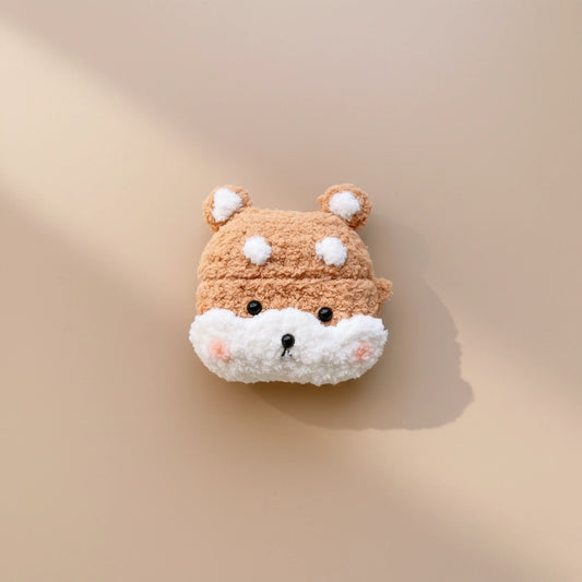 Brown Deer Crochet AirPods Case
