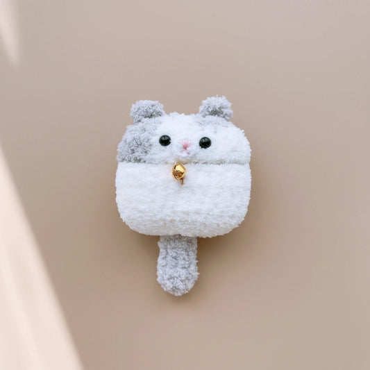 Beanie Dog Crochet AirPods Case