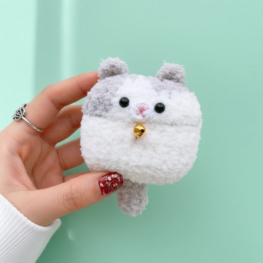 Beanie Dog Crochet AirPods Case