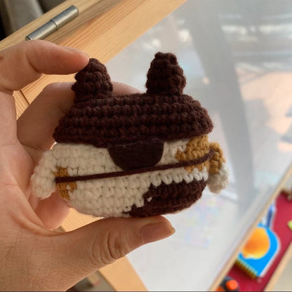 Calico Cat Crochet AirPods Case